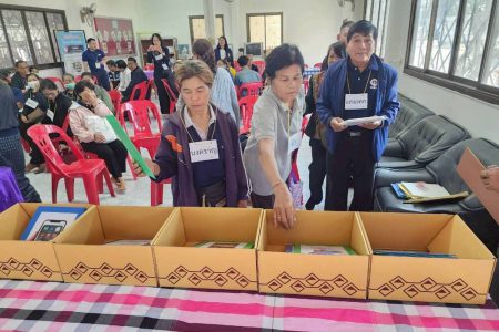 กิจกรรมลงพื้นที่ทดลองการรู้เท่าทันปัญญาประดิษฐ์ครั้งที่ 1 ณ ศูนย์ดูแลกลางวันสำหรับผู้สูงอายุตำบลคำพระ จ.อำนาจเจริญ และโรงเรียนผู้สูงอายุยานนาวา กรุงเทพฯ